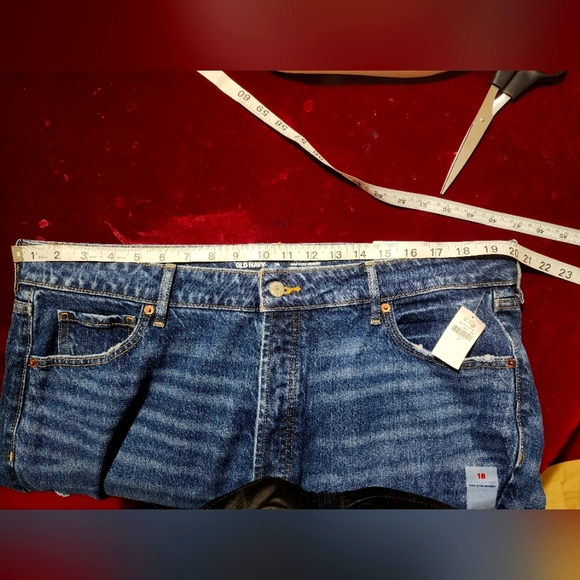 Old Navy Extra High-rise Pop Icon Distress Skinny Blue Jeans Pants 👖 - Picture 14 of 14